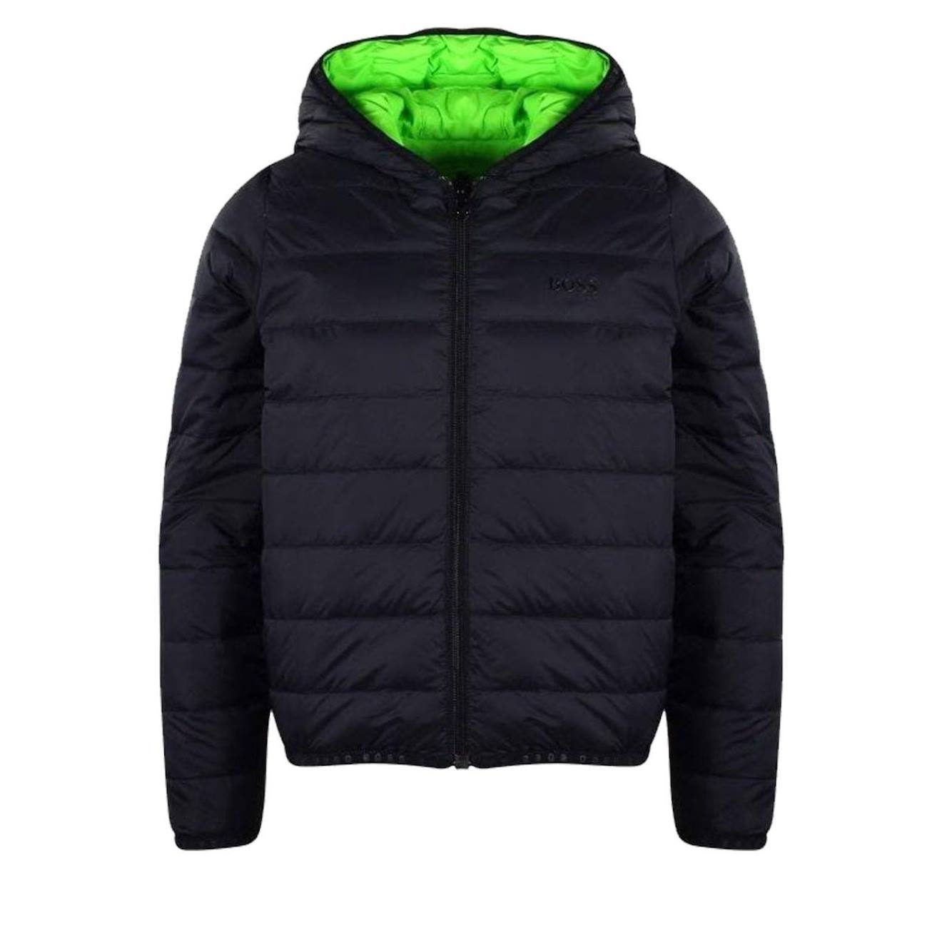 Doudoune Enfant Noir, Vert