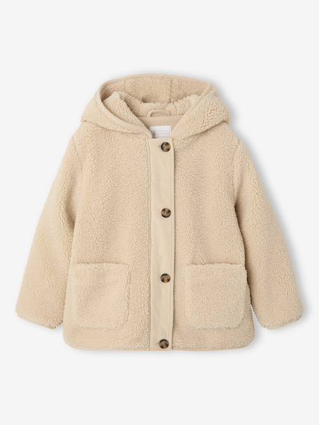 Fille-Manteau-Manteau fille à capuche