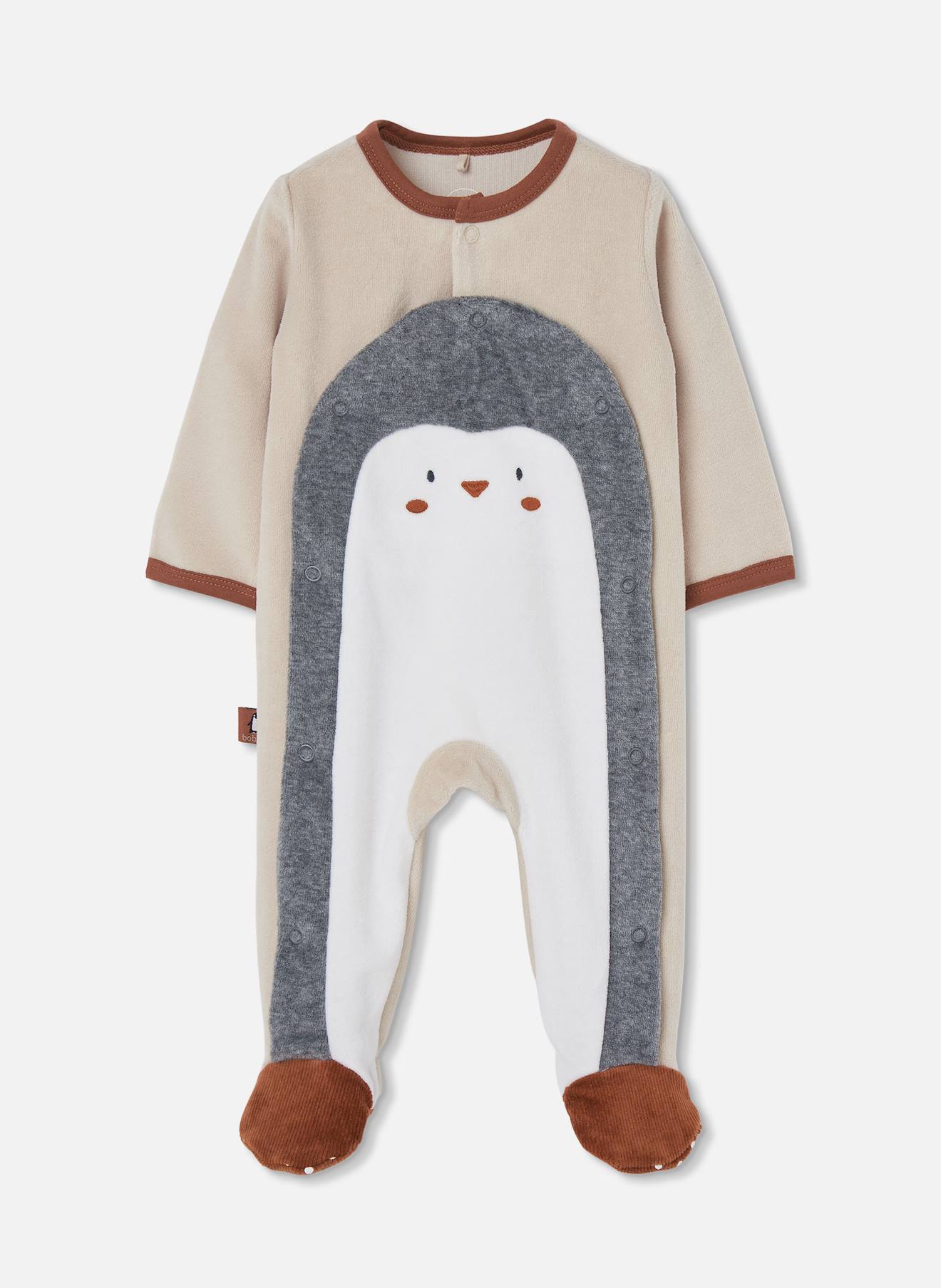 Pyjama Bb Imprim Pingouin Beige 30 €