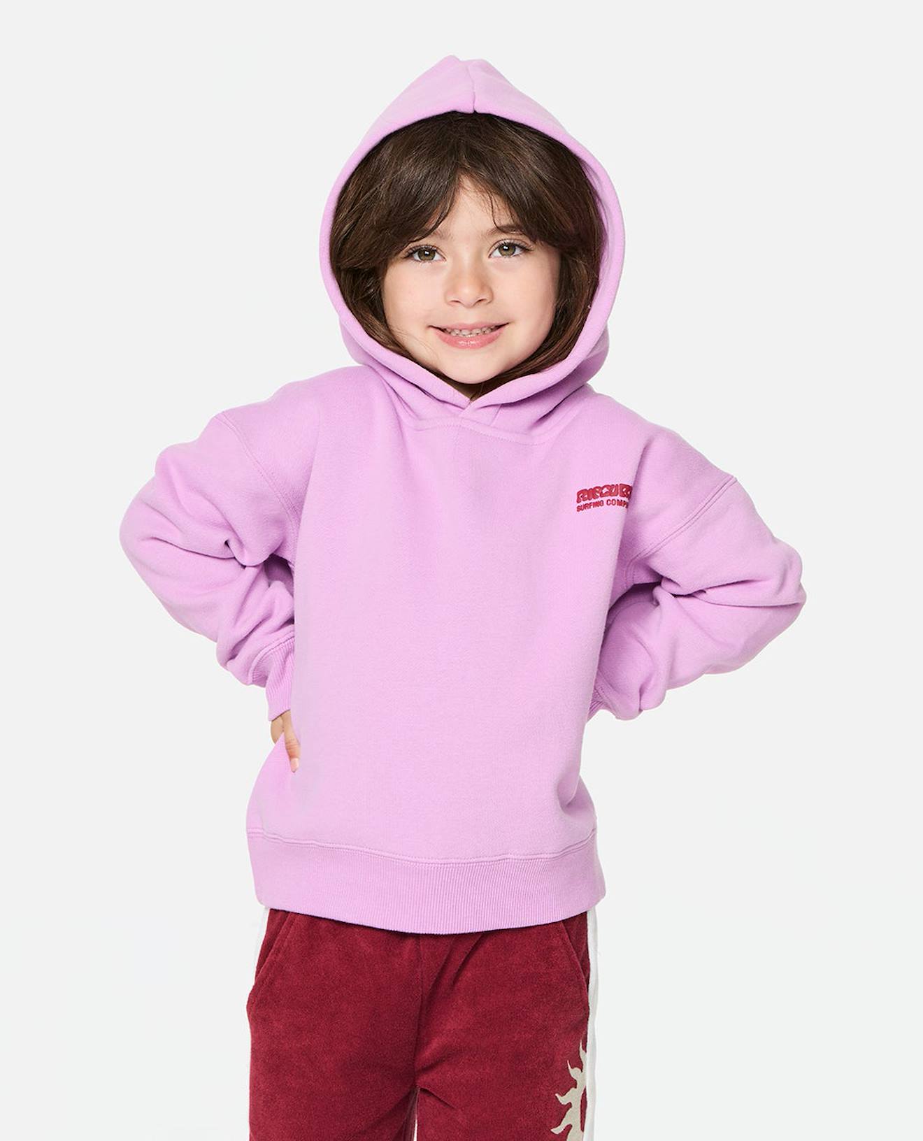 Sweat Capuche Fille Heritage Surf Puff Bright Lilac 46 €