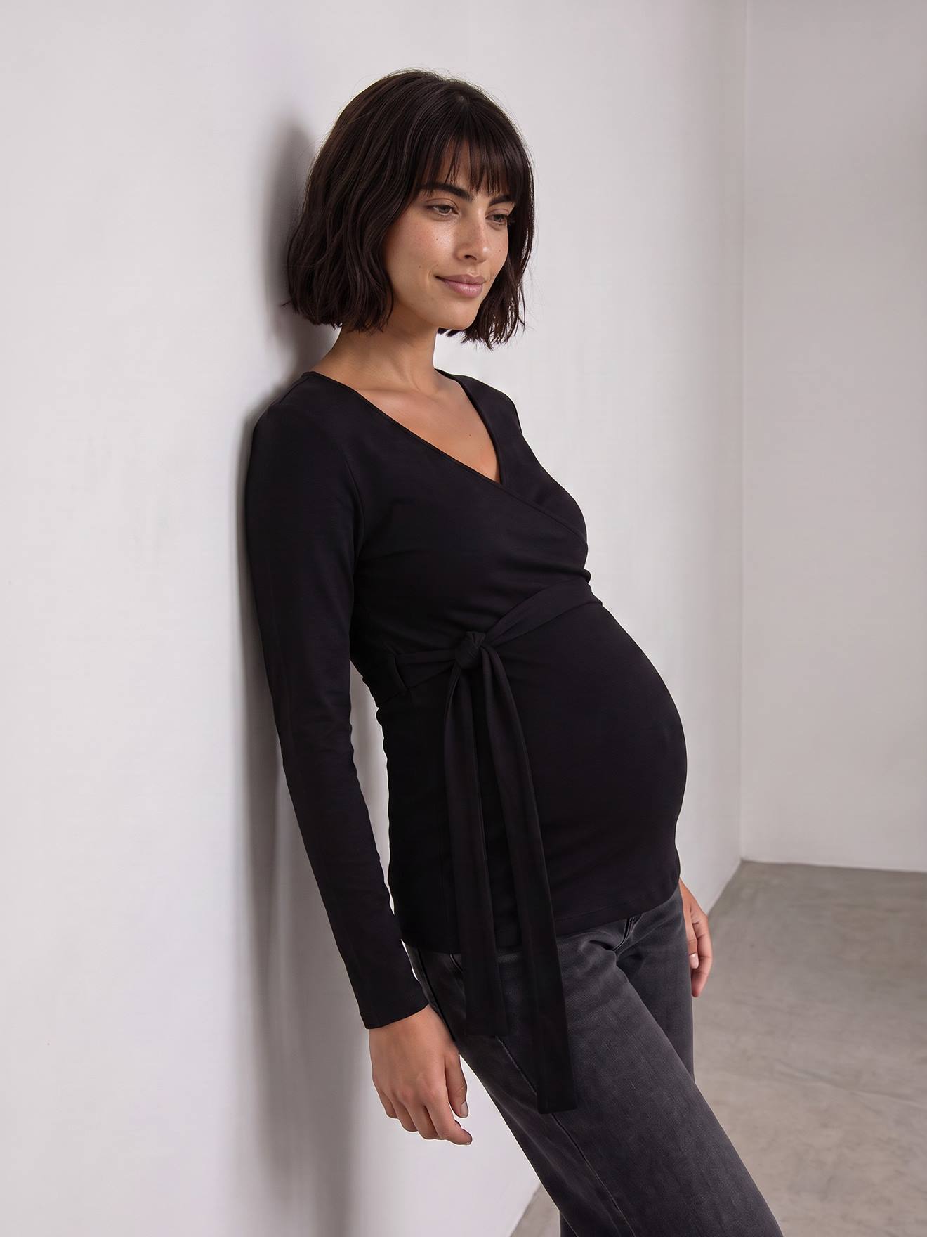 T-shirt grossesse et allaitement noir