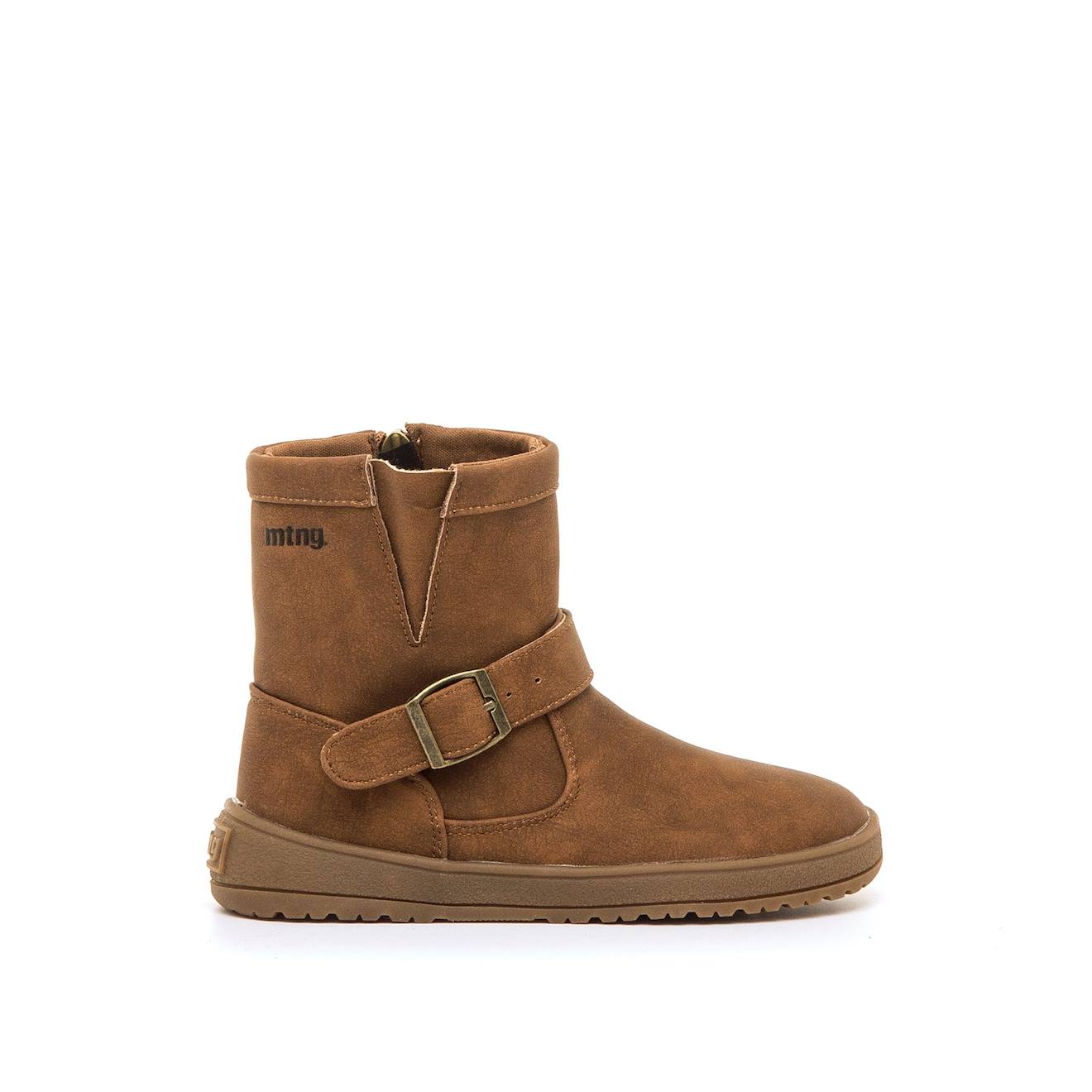 Bottines Filles Synthtique Fermeture clair Brown 60$