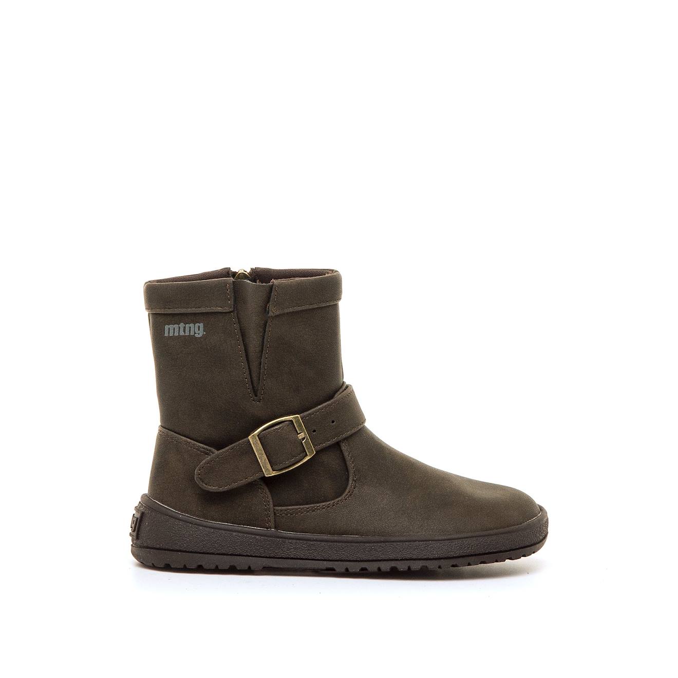 Bottines Filles Synthtique Fermeture clair Moka 60$