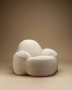 -Fauteuil Momo pouf ado en teddy
