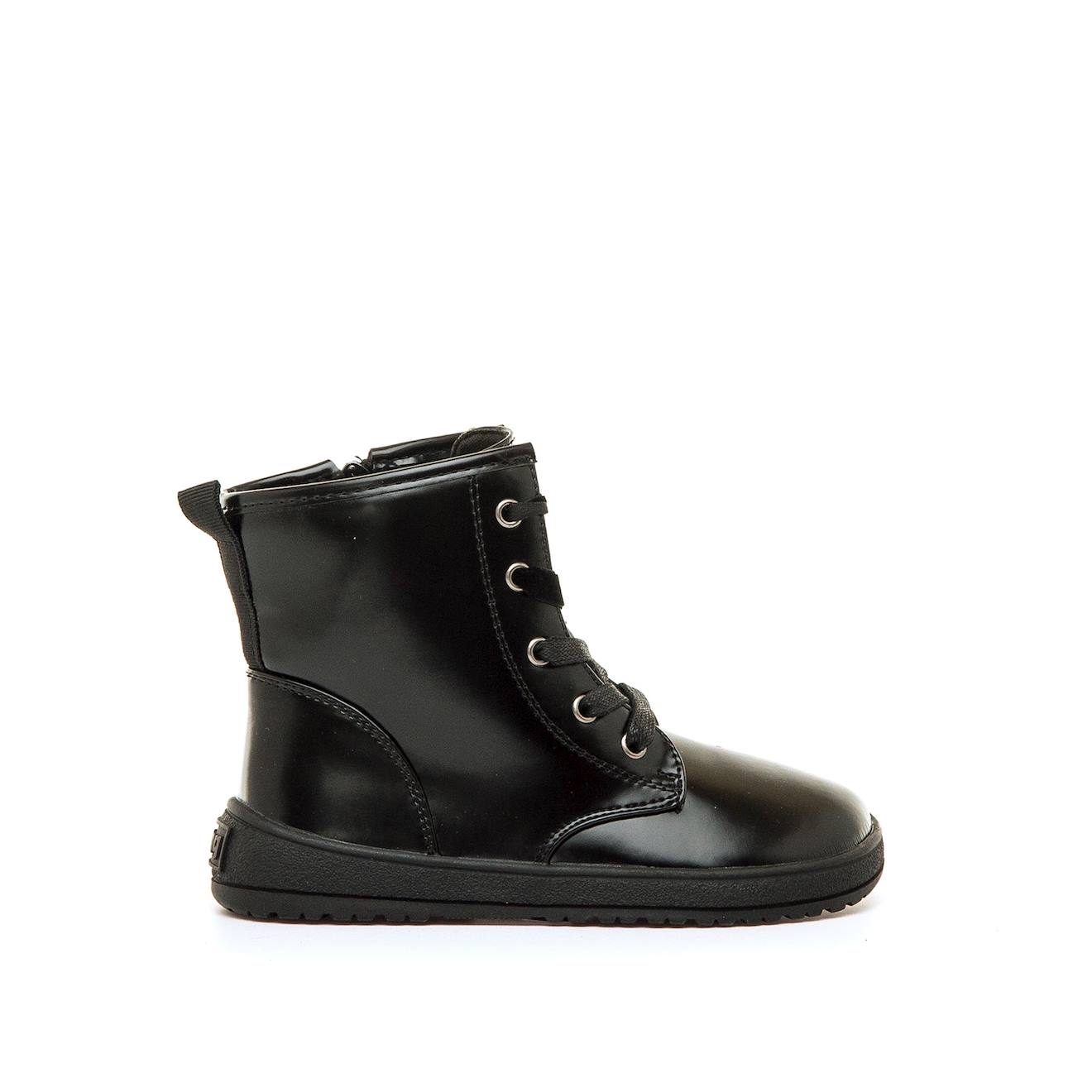 Bottines Filles Synthtique Fermeture clair Black 60$