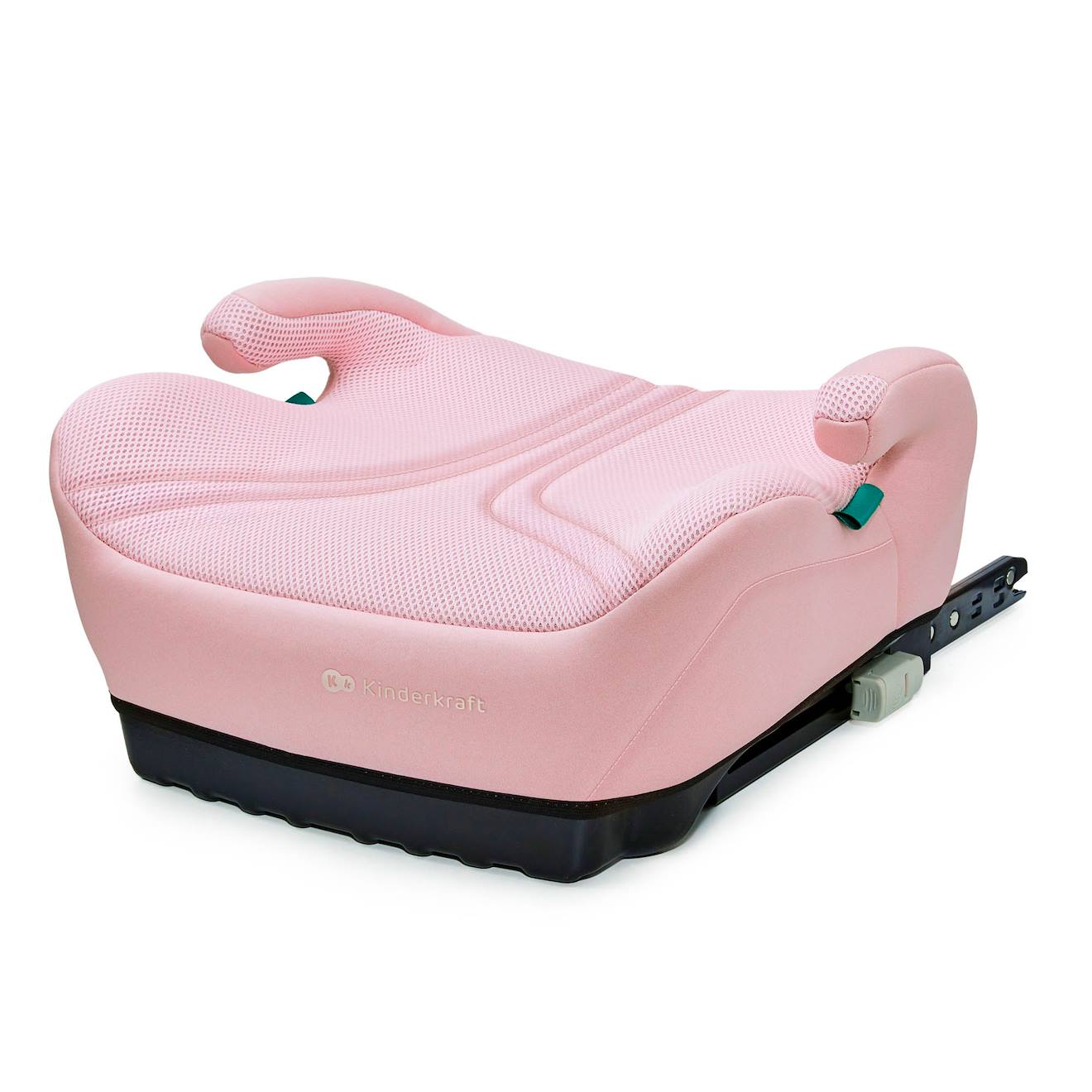 Réhausseur Auto Kinderkraft I-boost 2 Pro I-size Avec Isofix, Air Flow, Accoudoirs Ergonomiques Et Assise Large Rose