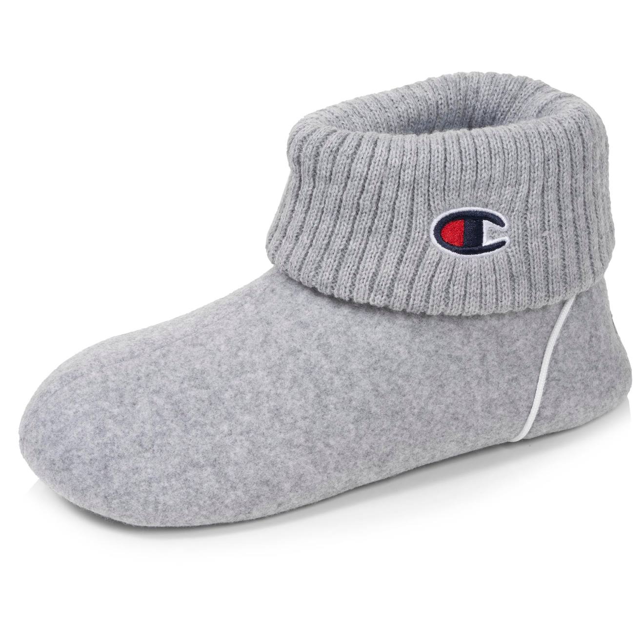 Chaussons Bottillons Polaire Chine Doux Pantoufle Confort Maison En Hiver Gris Chin Clair 22$