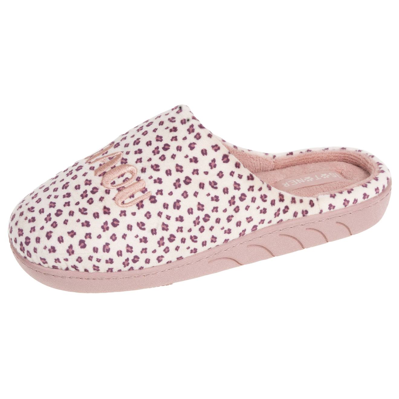 Chaussons Bottillons Microvelours Lopard Semelle Ergonomique Mousse Mmoire De Forme Lopard 14$