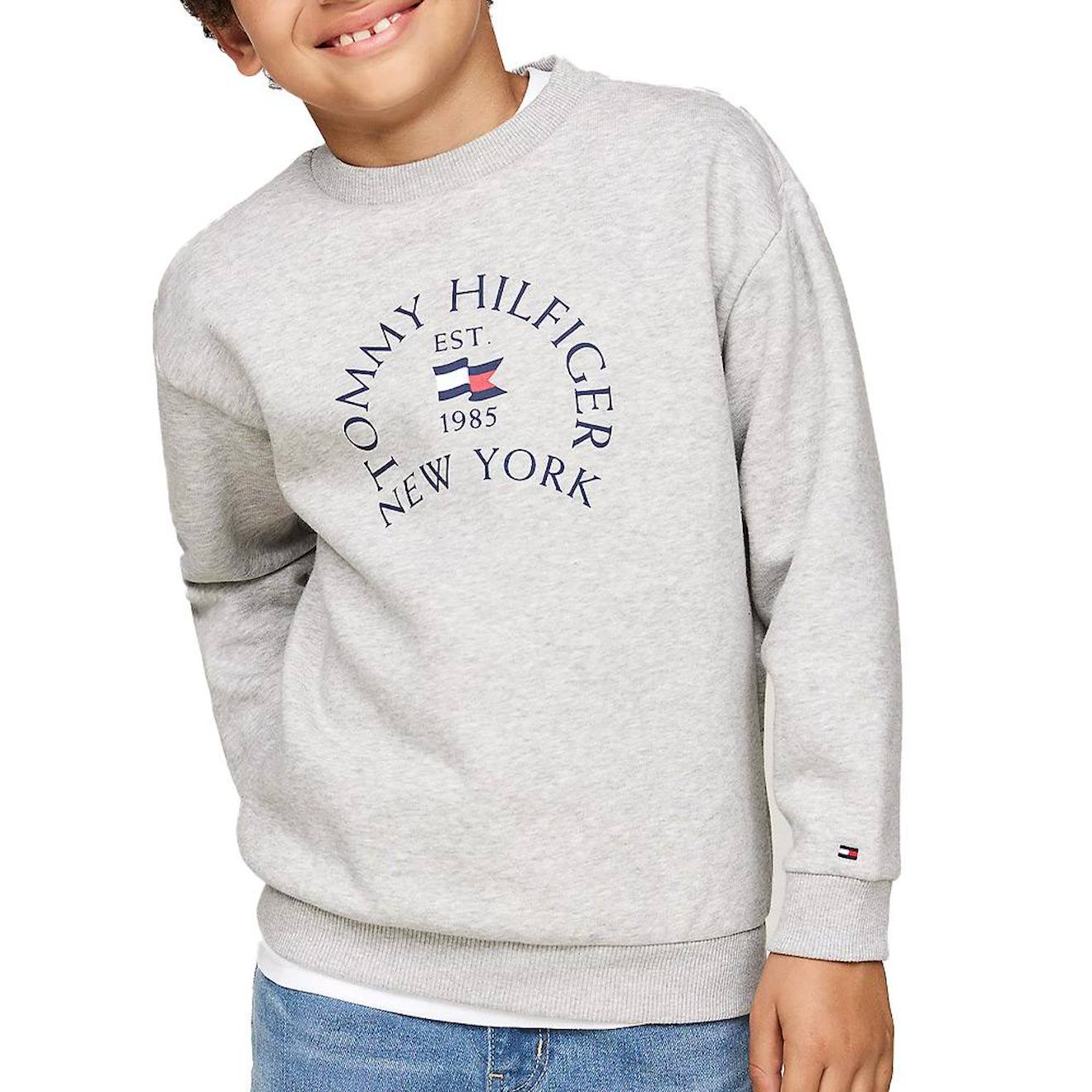 Sweat Garon Col Rond Manches Longues Nautical Gris 48 €