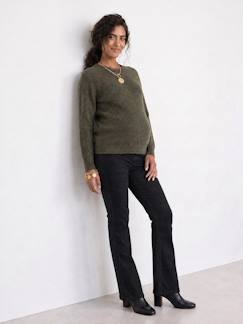 Vêtements de grossesse-Pantalon-Jean de grossesse slim évasé