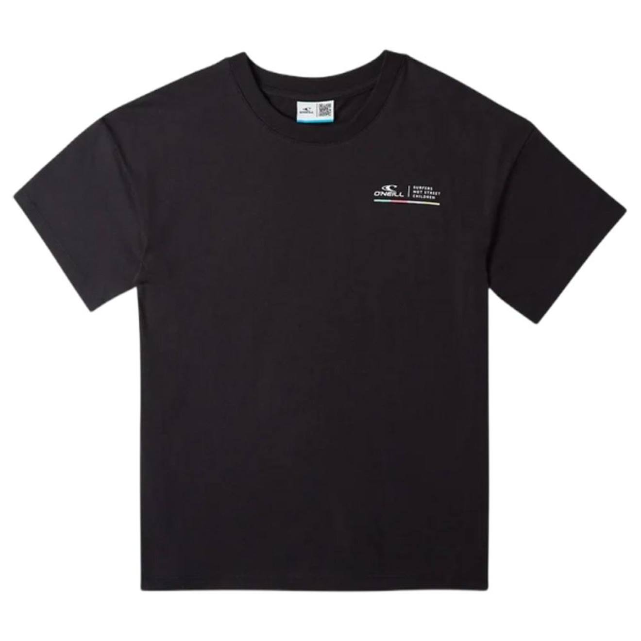 T-shirt Garçon À Manches Courtes Snsc Noir