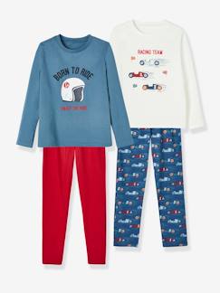 Les Basics-Garçon-Lot de 2 pyjamas garçon en jersey Racing team Oeko-Tex®
