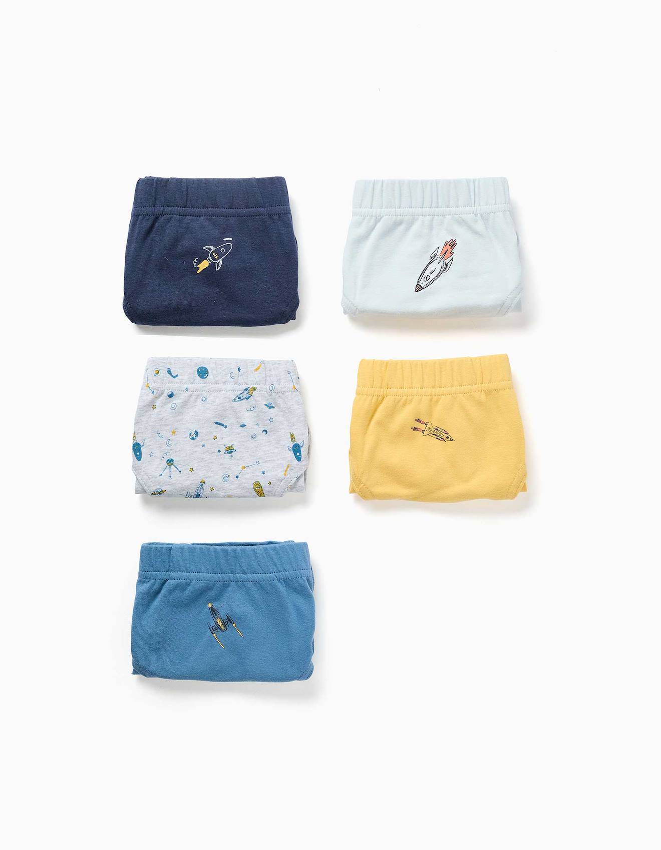 Lot De 5 Slips En Coton Avec Imprims Fuse Multicolore 18$