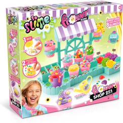 Jouet-Activités artistiques et musicales-Loisirs créatifs-Canal Toys - So Slime  - Flower Shop 2 en 1  - Dès 6 ans