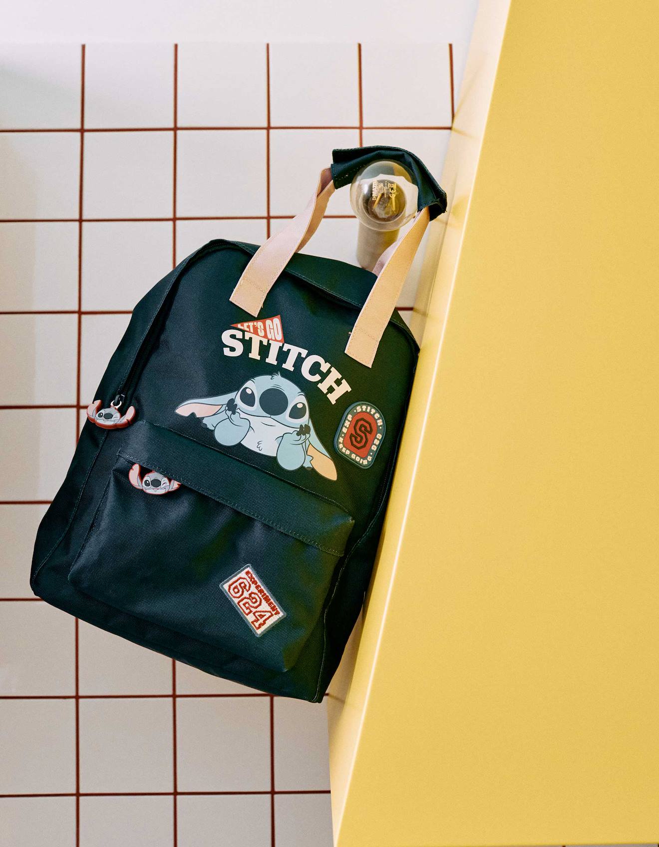 Sac À Dos Avec Imprimés Stitch Bleu Foncé