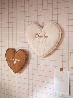 Linge de maison et décoration-Décoration-Lot de 2 décos murales coeur