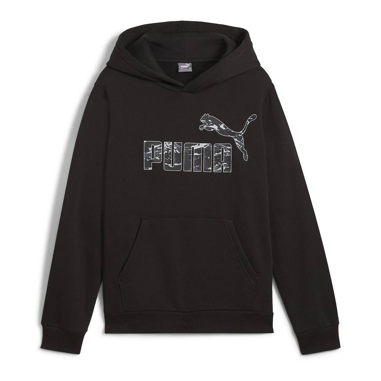 Sweat Capuche Garon Ess Camo Gris 22$