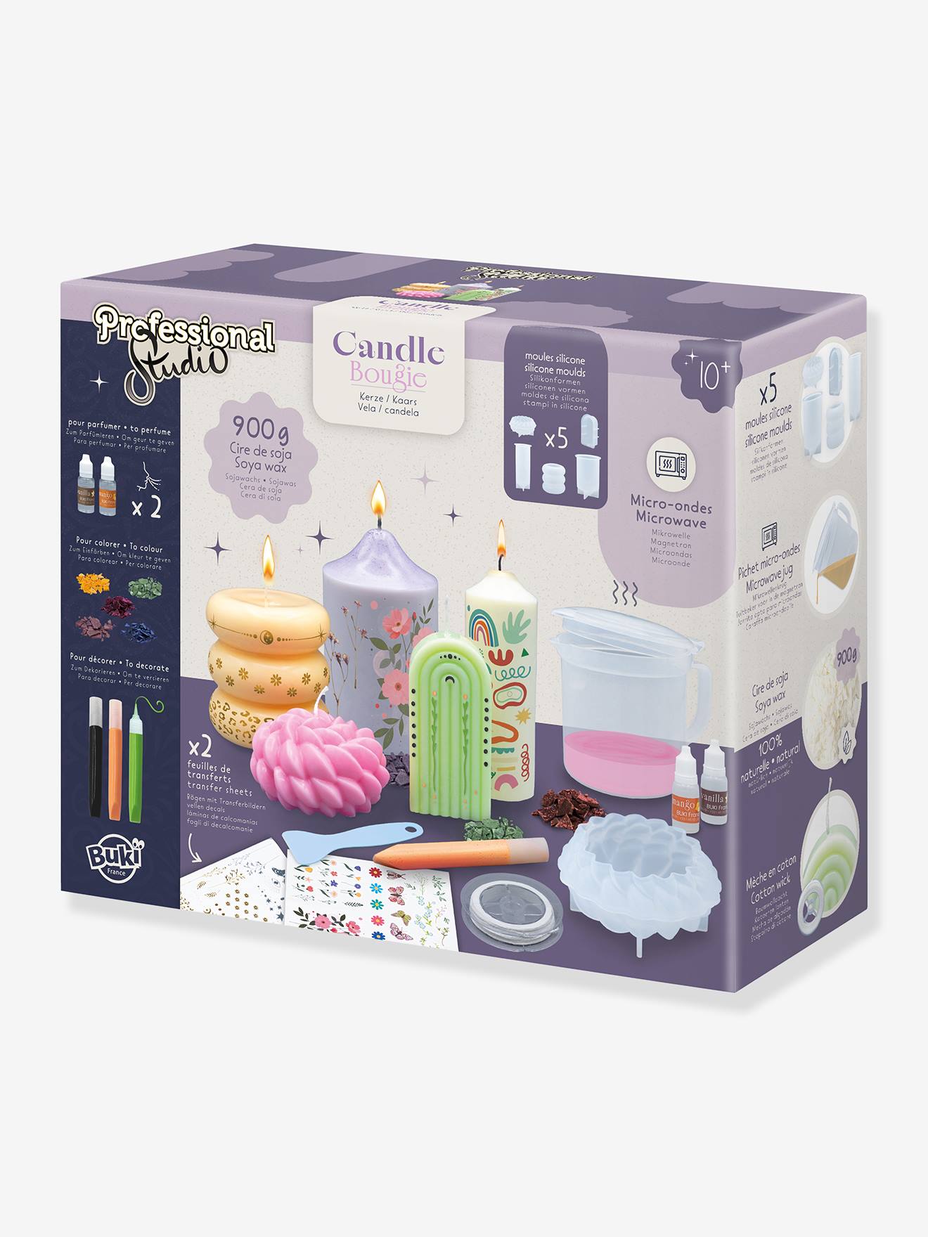 Studio bougie expert multicolore