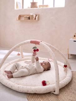 Jouet-Premier âge-Tapis d'éveil avec arches et rebord