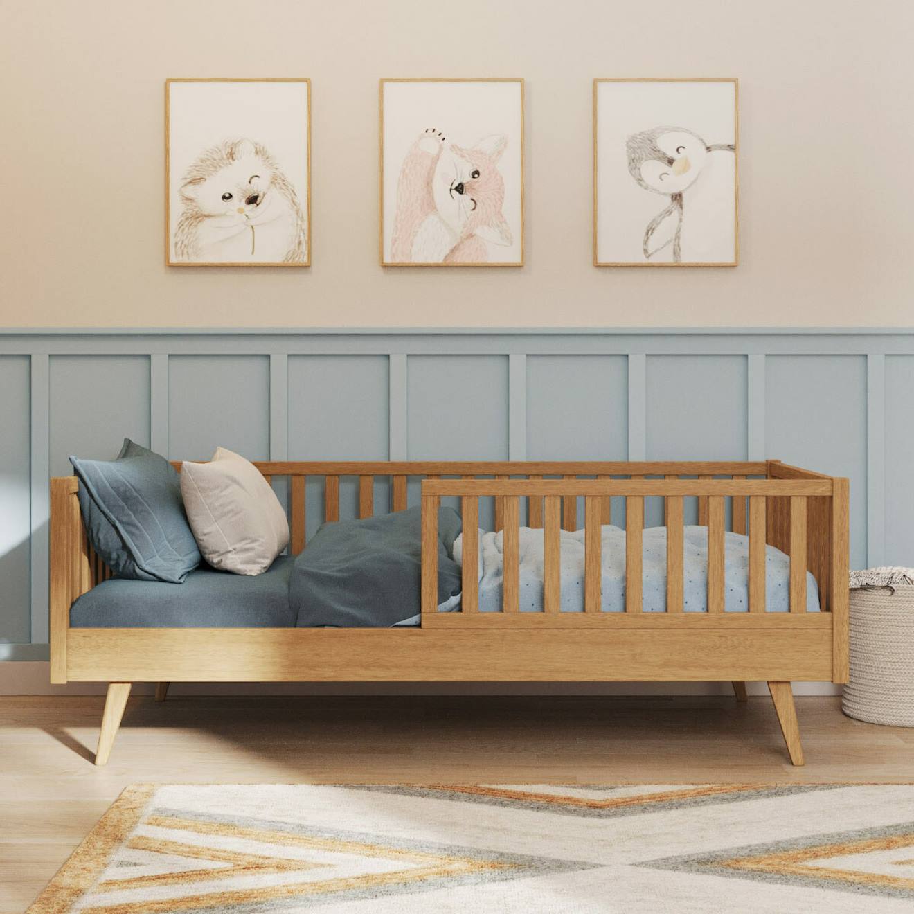 Lit Enfant Montessori Bois Massif Romeo Noisette Lit Enfant Montessori Bois Massif Romeo Noisette