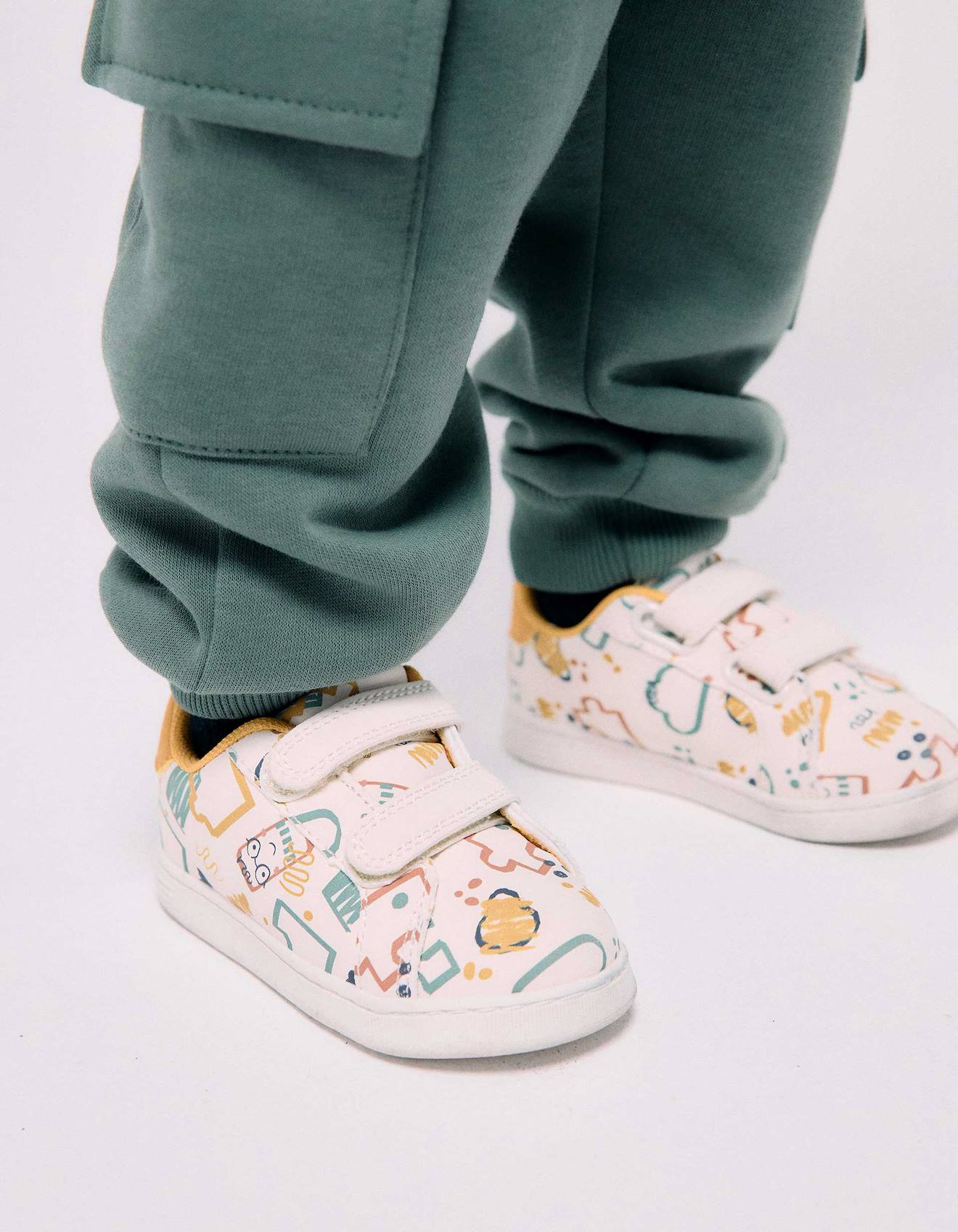 Baskets Scratch Avec Imprim Color Jaune 36$