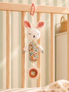 Jouet-Premier âge-Hochet d'éveil à suspendre lapin
