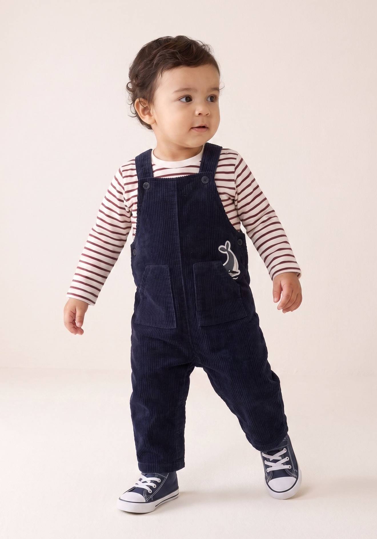 Ensemble Salopette Haut Bb Garon Indigo 32$
