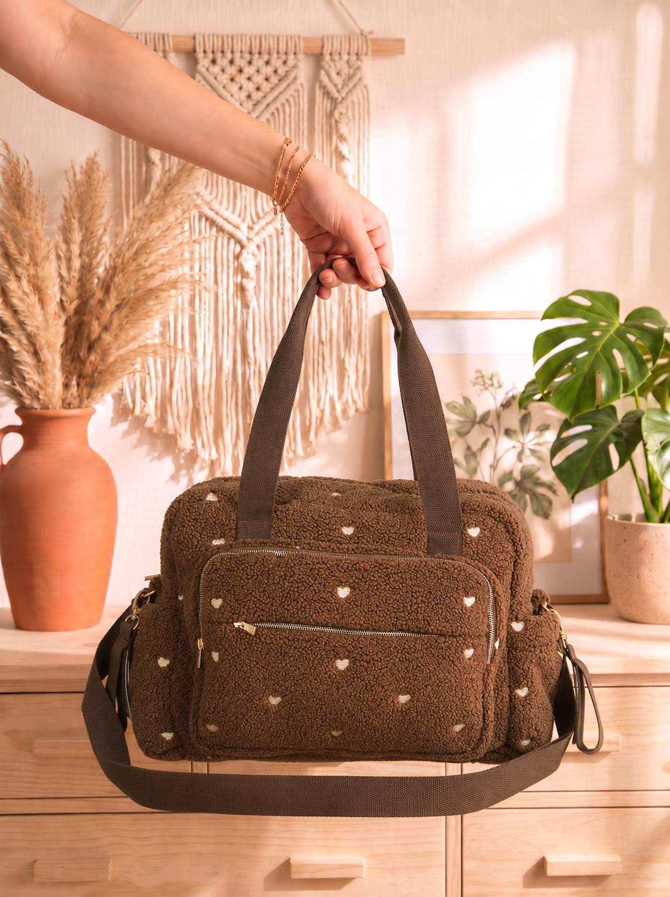 Sac 24H multipoche sherpa noisette