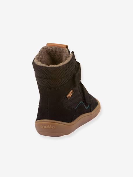 Bottes d'hiver pieds nus enfants BAREFOOT TEX WINTER Froddo bleu jean+bleu nuit+bordeaux+gris ardoise+lilas+noir+olive+violet 33 - vertbaudet enfant 