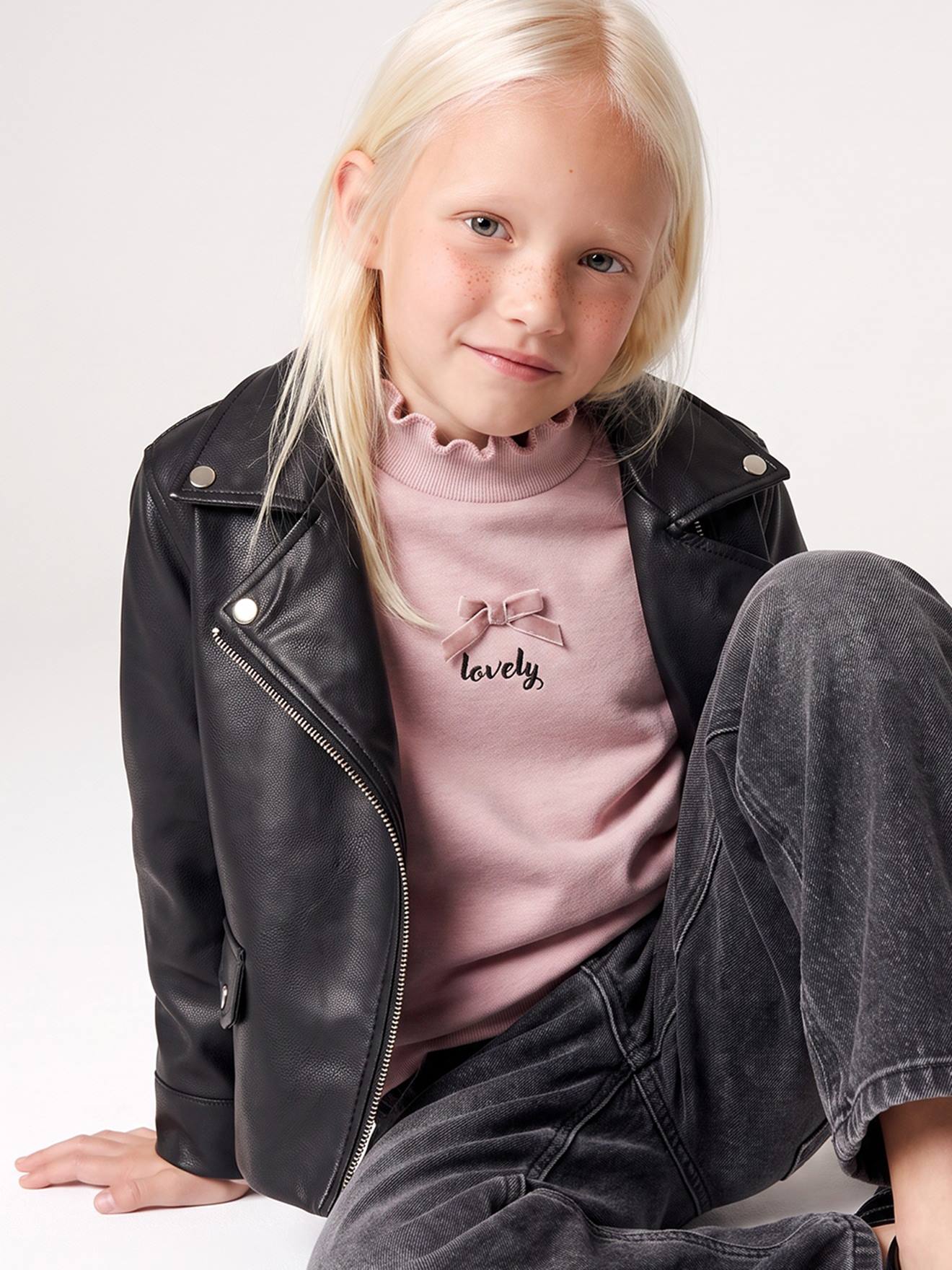 Veste perfecto fille noir