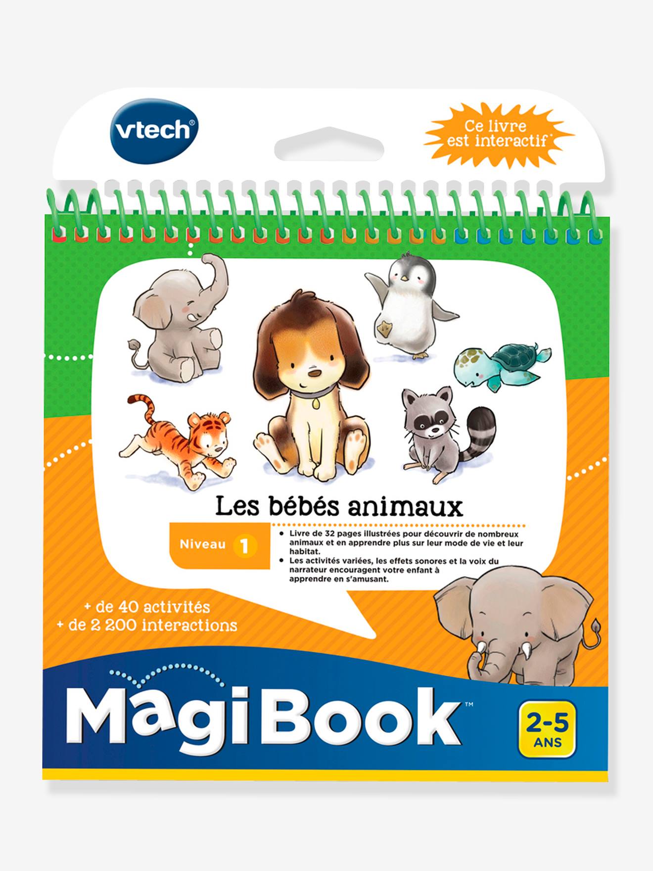 MAGIBOOK - Livre éducatif « Les bébés animaux » VTECH multicolore
