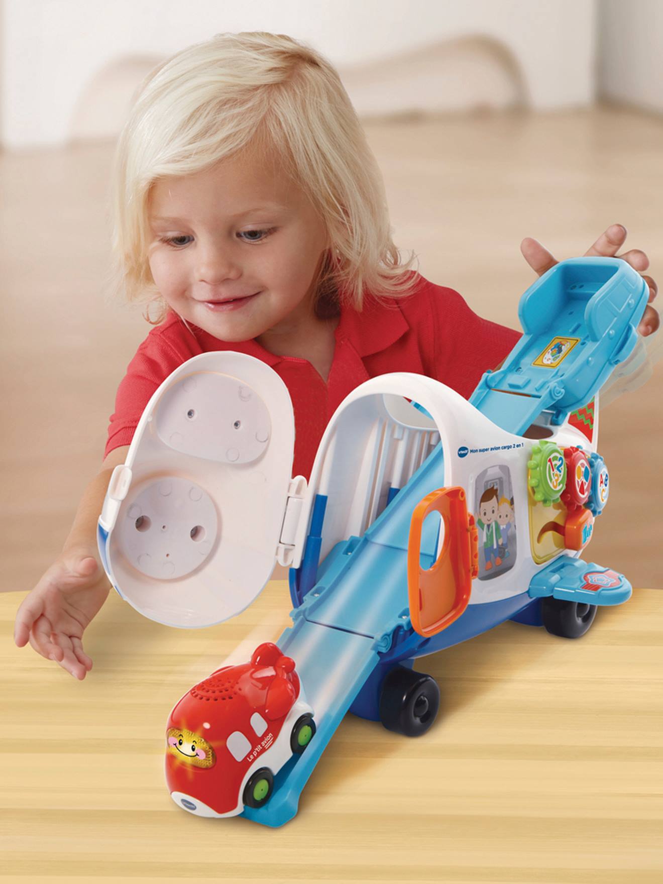 Vtech - Tut Tut Bolides - Mon Super Avion Cargo 2 En 1 Multicolore