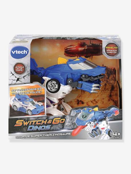 Switch and Go Dinos - Oxor, Super Thérizinosaure (voiture de police) VTECH BLEU 2 - vertbaudet enfant 