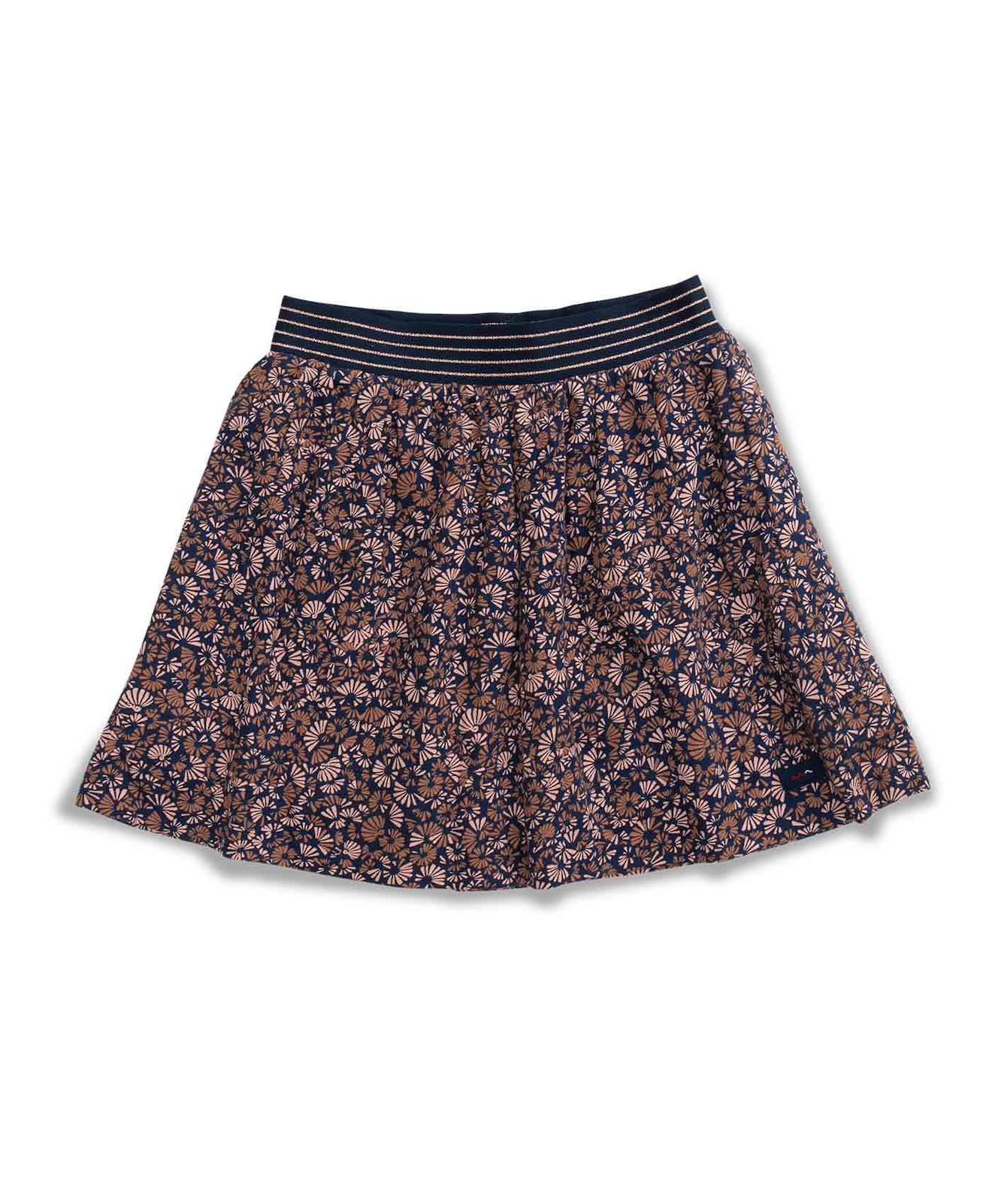Jupe Courte 100 Coton Fille Imprime Indigo 25$