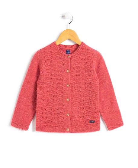 Fille-Pull, gilet, sweat-Gilet-Gilet fille