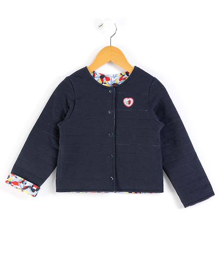 Fille-Manteau-Veste-Veste réversible fille