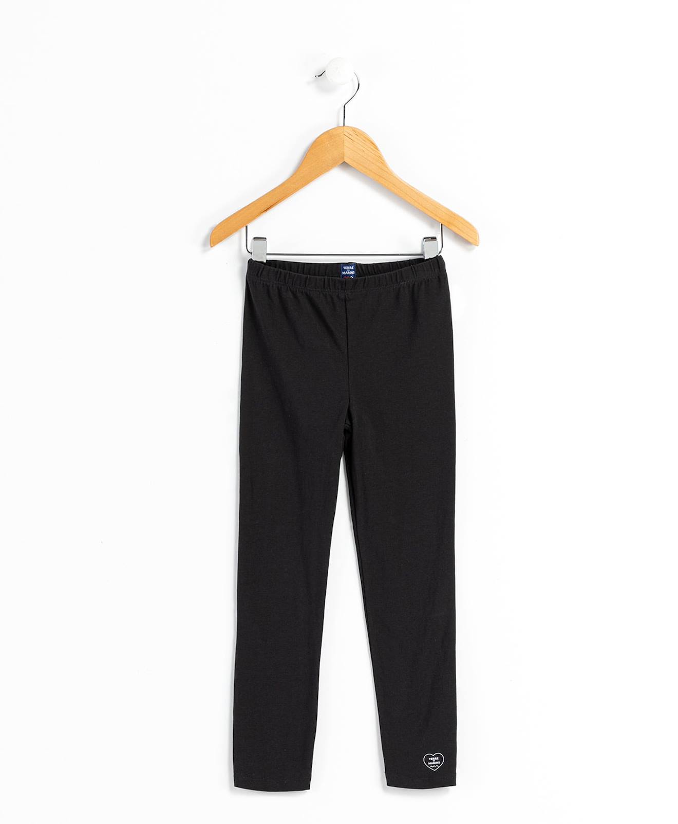 Legging Long Fille Noir