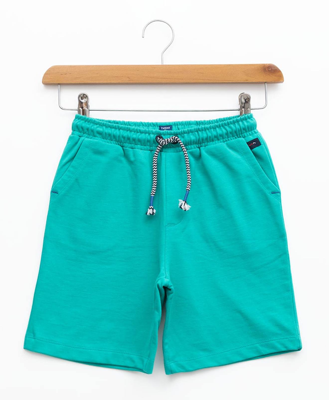 Bermuda 100% Coton Garçon Vert