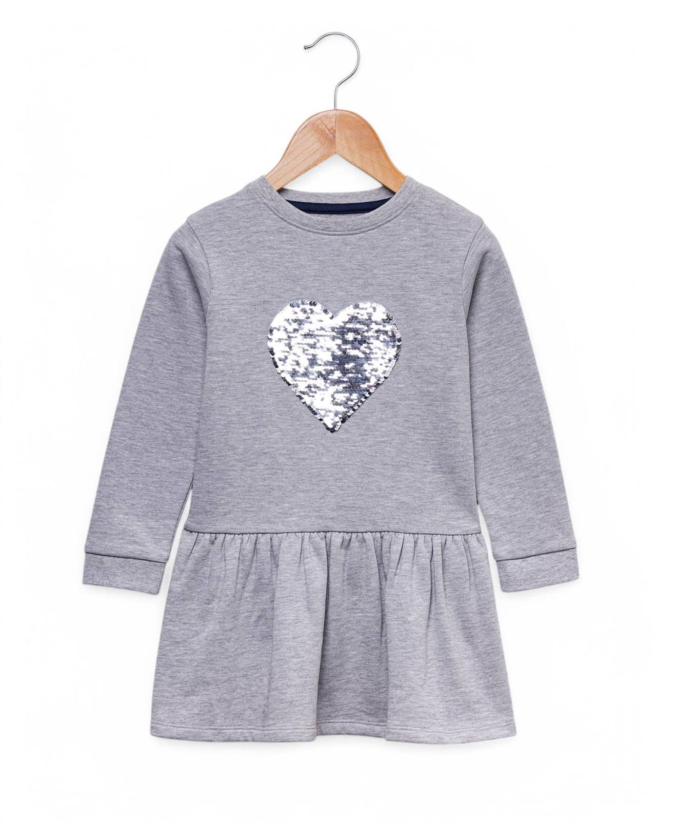 Robe Manches Longues Rversible Fille Gris Chine 35 €