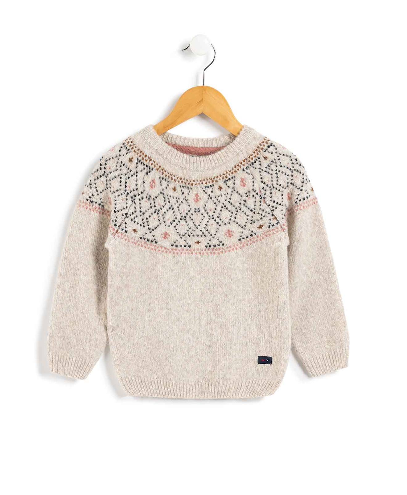 Pull Fille Beige Chine 32$