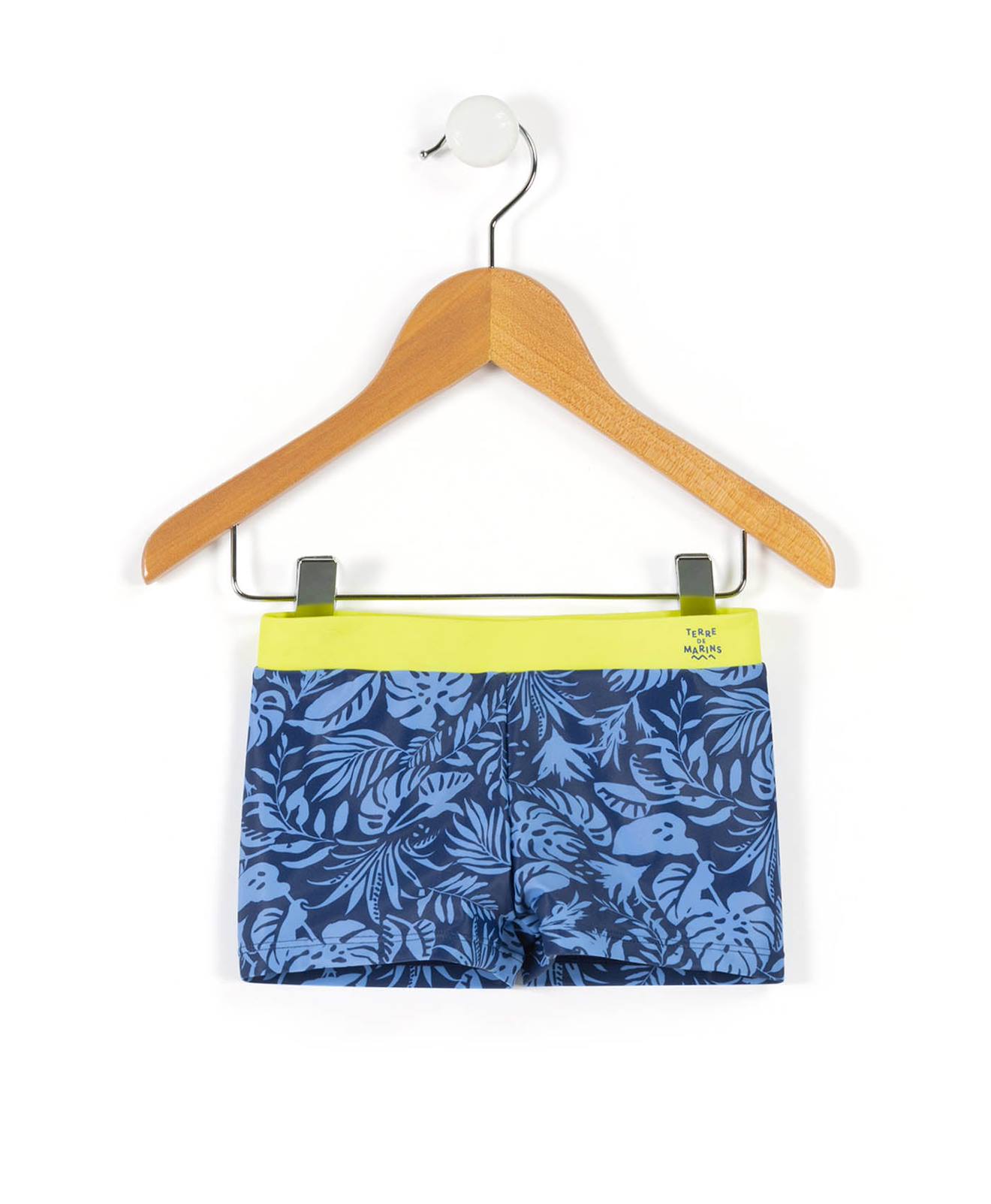 Maillot De Bain Garon Imprime Fond Bleu 14$