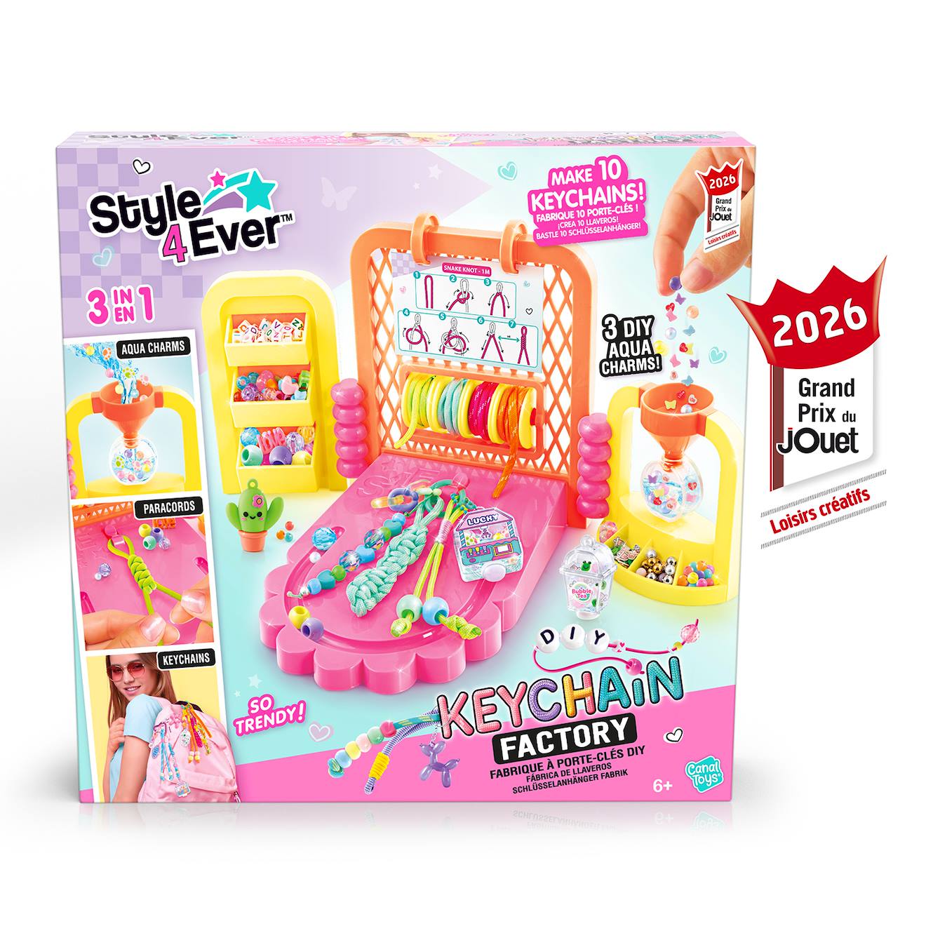 Canal Toys - Style 4 Ever - Fabrique À Porte-clés Diy Multicolore