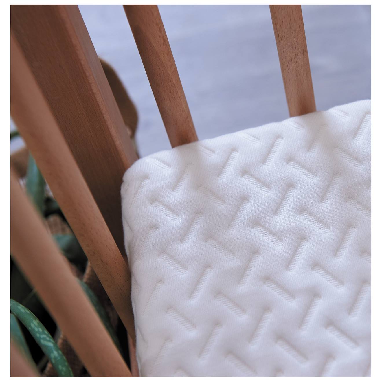 Matelas Bébé Aloé Vera Déhoussable 360° Blanc