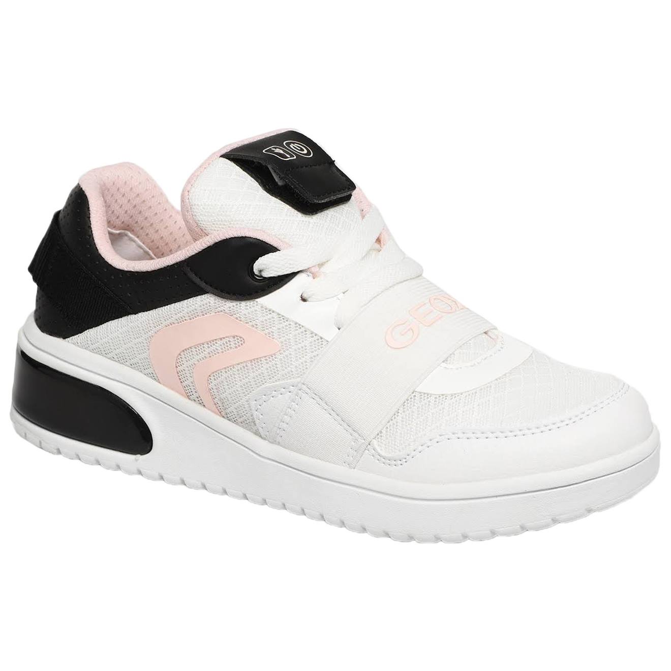 Baskets Basses Lacets Velours White Black 56 €
