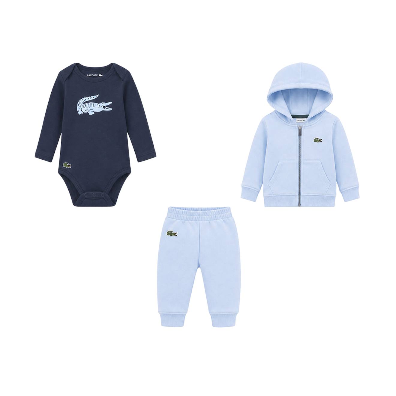 Ensemble De Survêtement Bébé En Coton Bleu Ciel