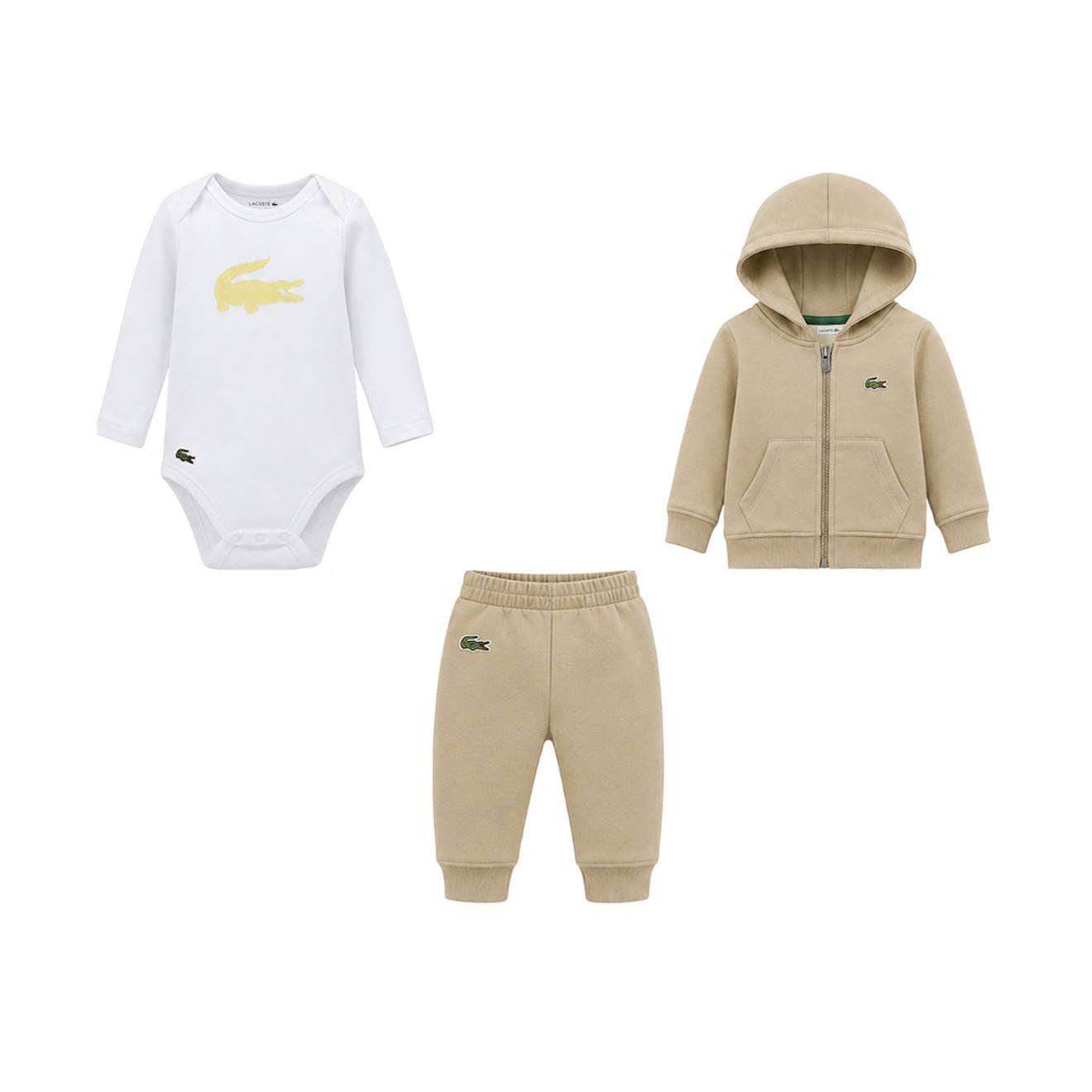 Ensemble De Survêtement Bébé En Coton Viennois, Blanc