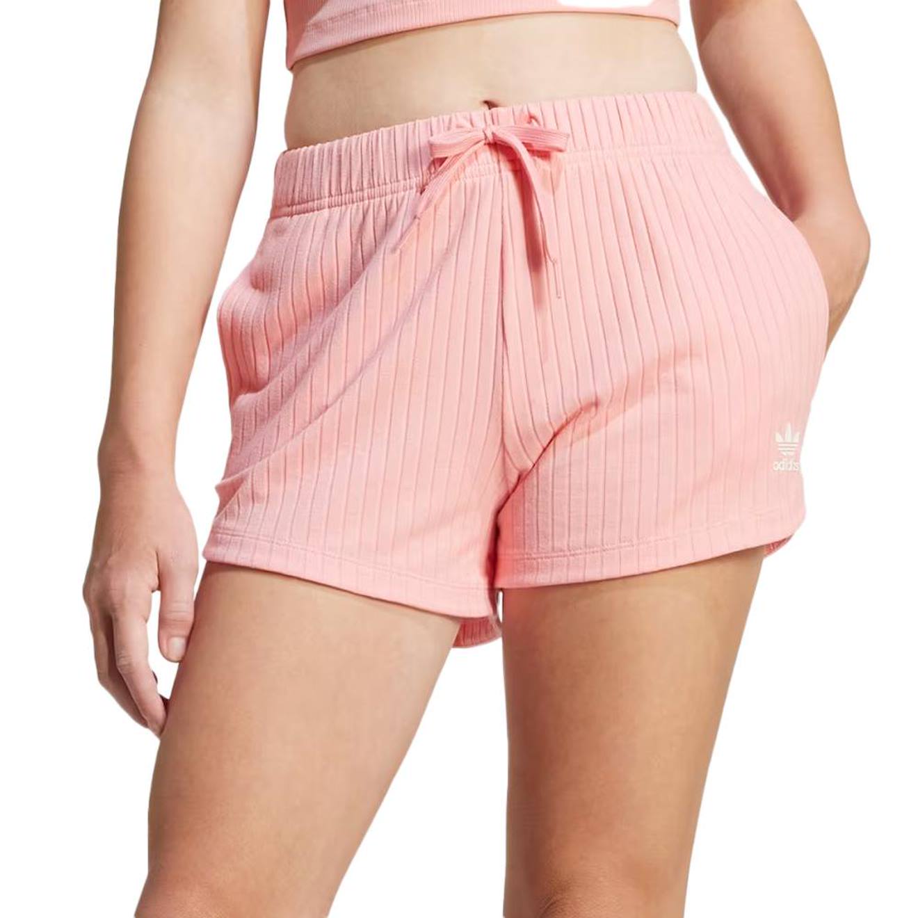 Short Fille Rib Rose