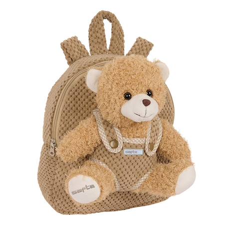 Garçon-Accessoires-Sac à dos maternelle garçon peluche avec ourson amovible