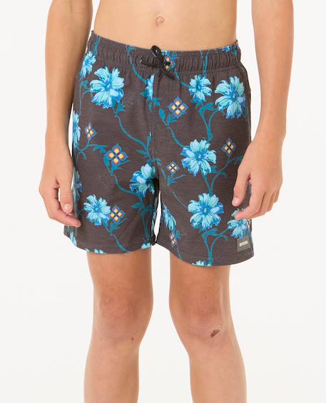 Garçon-Short de bain volley surf revival floral garçon