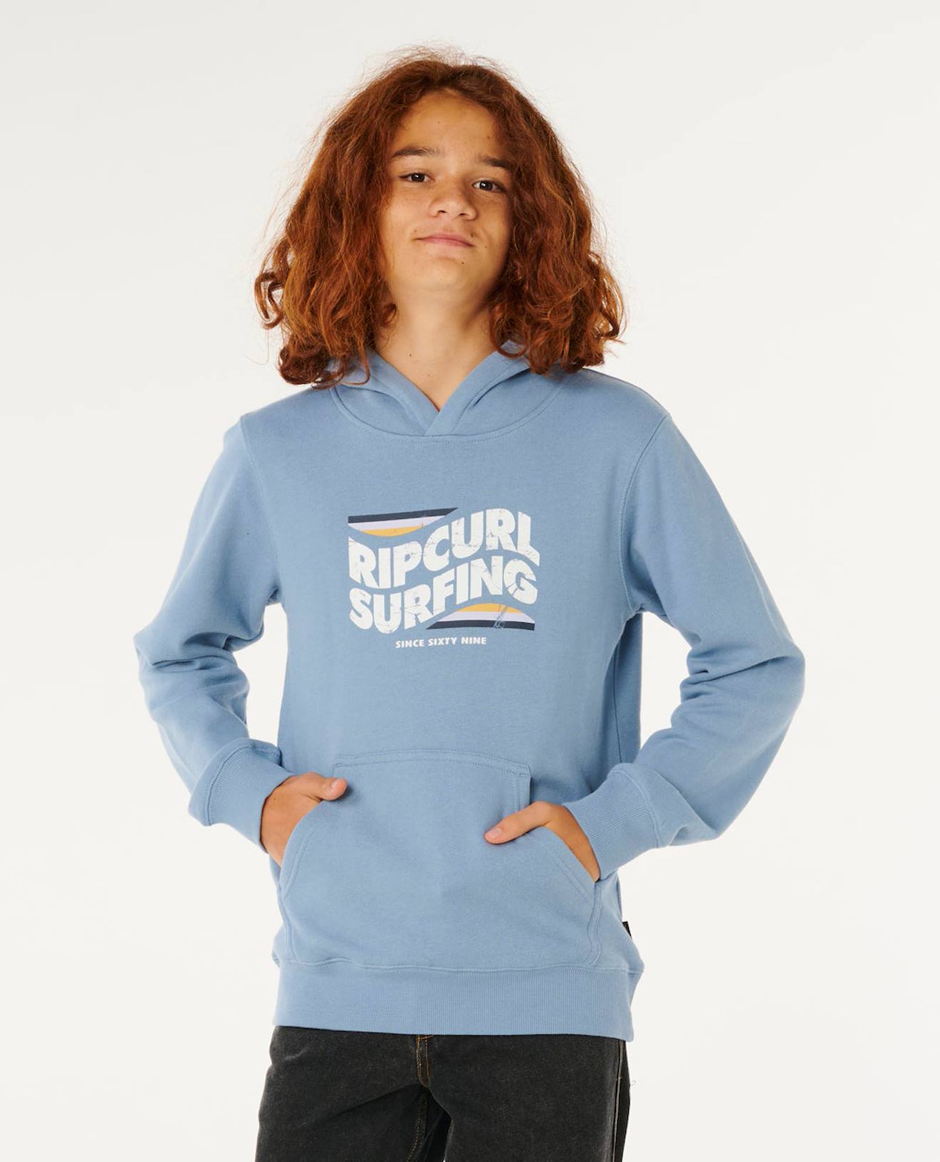Sweat À Capuche Garçon Streamline Denim Délavé